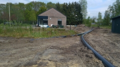 Tijdens de verbouwing