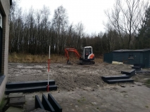 Tijdens de verbouwing
