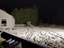 Tijdens de verbouwing