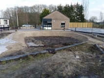 Tijdens de verbouwing