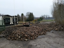 Tijdens de verbouwing
